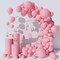Pink Balloons Garland Arch Kit, Different Sizes 18 12 10 5 Inch Latex Balloons for Birthday Baby Shower Wedding Valentine's Day Party Decoration